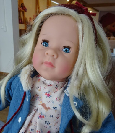 ELLI Karla, design Elisabeth Lindner, autorská hračka s látkovým tělem, Schildkröt, Německo, katalogové číslo 34252262